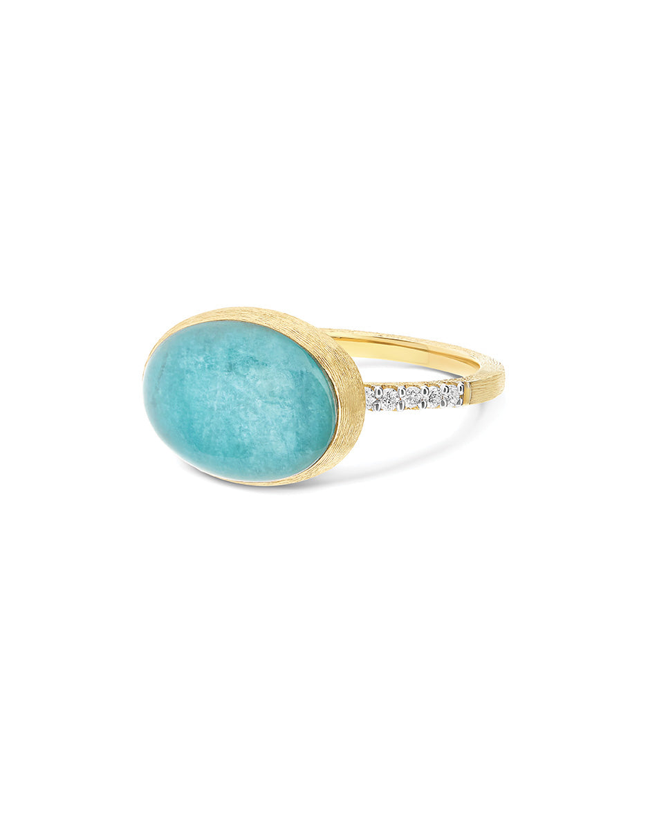 Nanis Anello Anice "Boules" in oro inciso, diamanti, cristallo di rocca e am – Nanis Italian Jewels