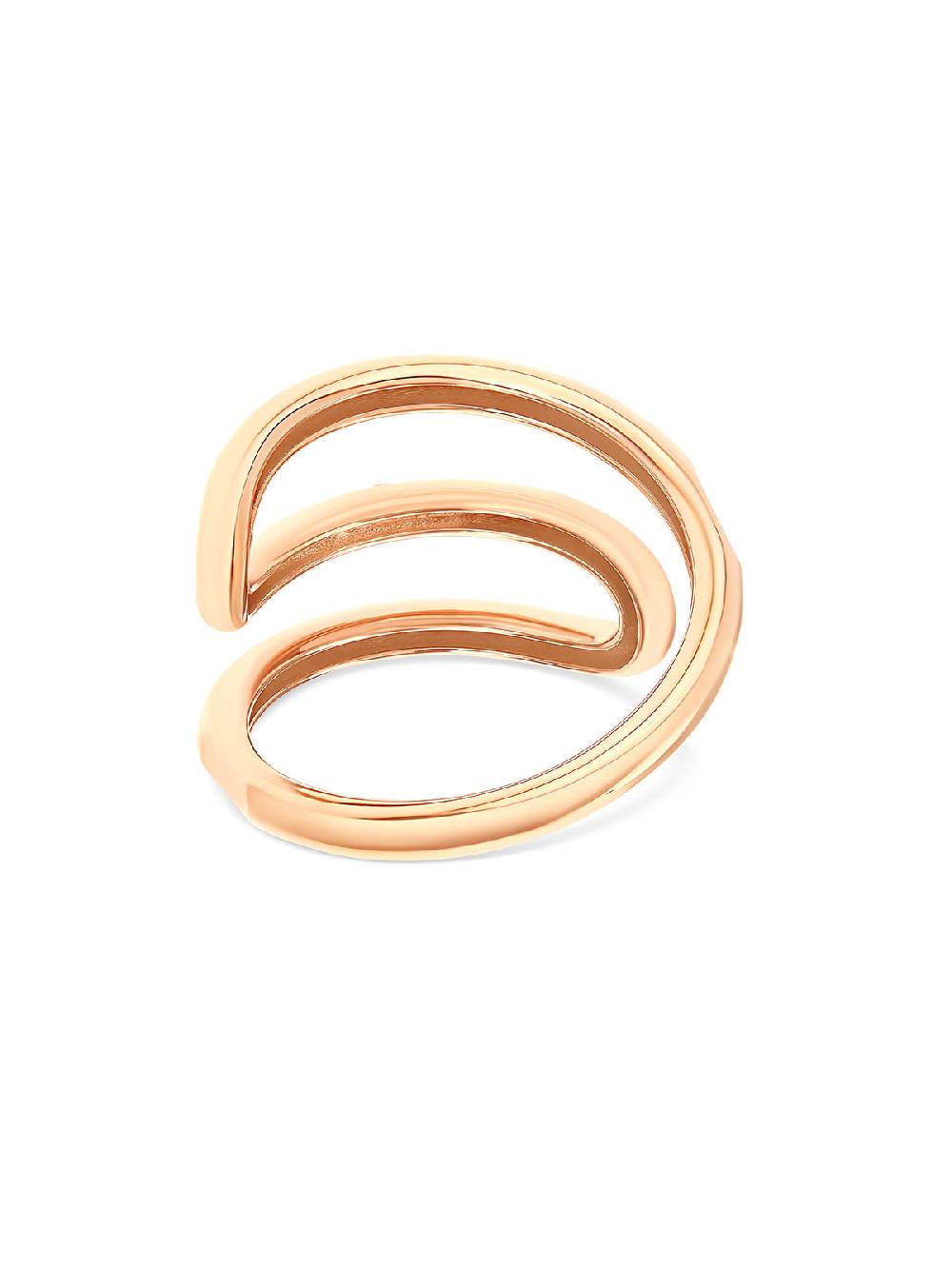 Nanis Anello "LIBERA" a spirale in oro rosa e diamanti – Nanis Italian Jewels Bestseller