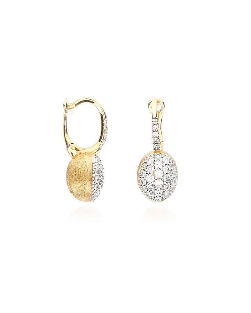 Nanis Orecchino "BABY CILIEGINA" con boule pendente in oro e diamanti – Nanis Italian Jewels Solo un giorno rimasto