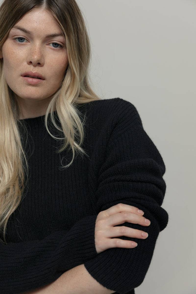 ﻿Rifò MELISSA Maglia Girocollo Donna Cashmere Rigenerato 2025