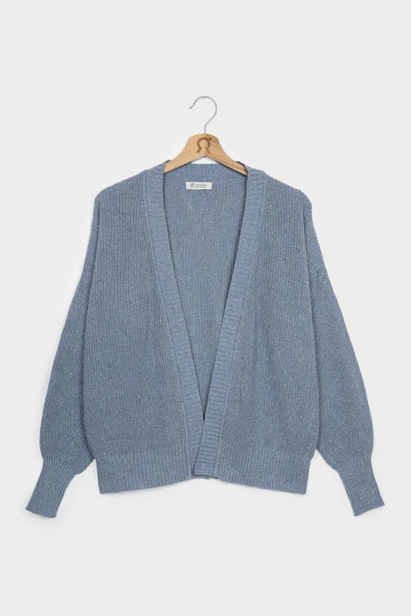 Rifò CARA Cardigan Donna Cotone Jeans Rigenerato Acquista Ora