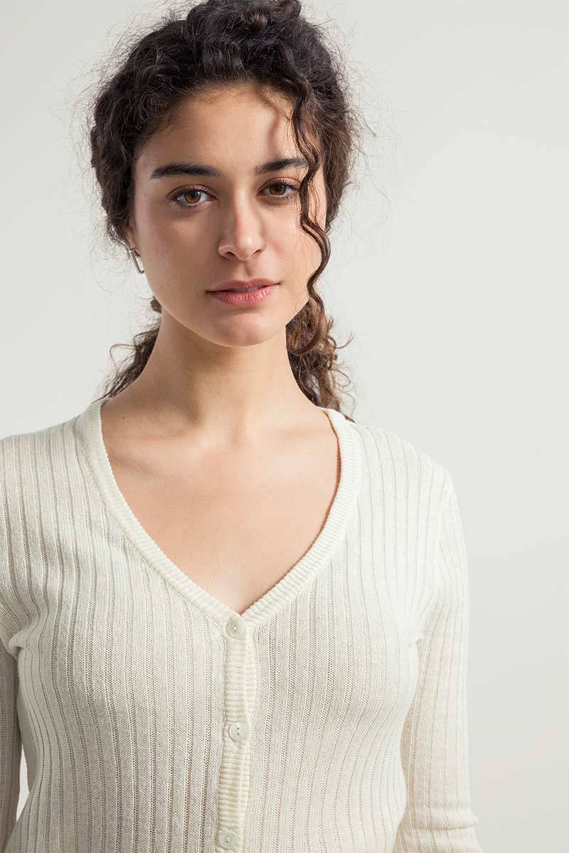 Rifò REALMA Cardigan Donna Seta Rigenerata Consegna Veloce