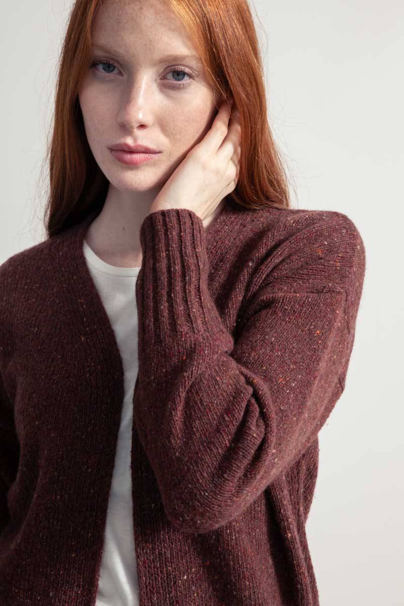 Rifò PALOMA Cardigan Donna Cashmere Rigenerato Prezzo Ridotto