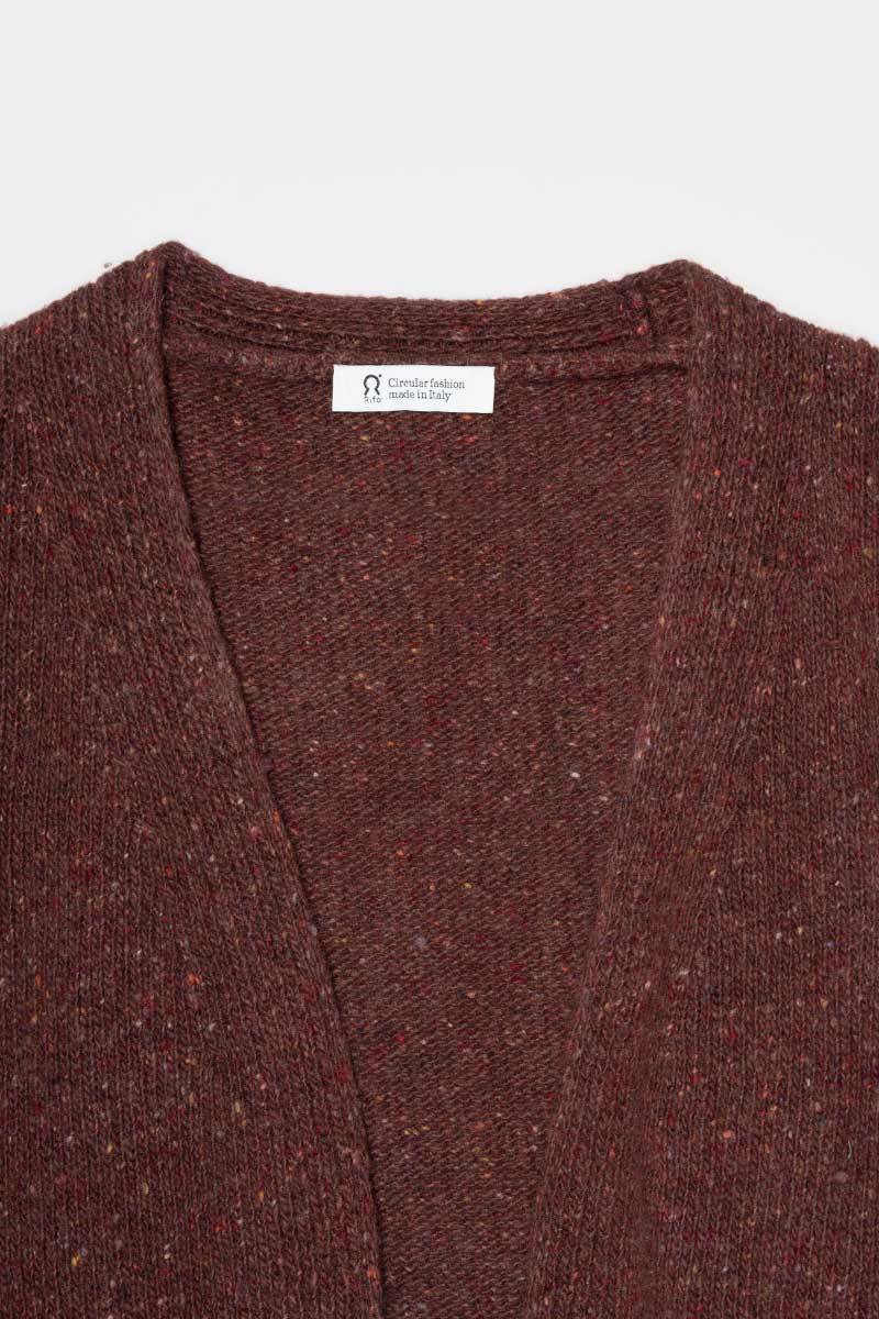 Rifò PALOMA Cardigan Donna Cashmere Rigenerato Prezzo Ridotto