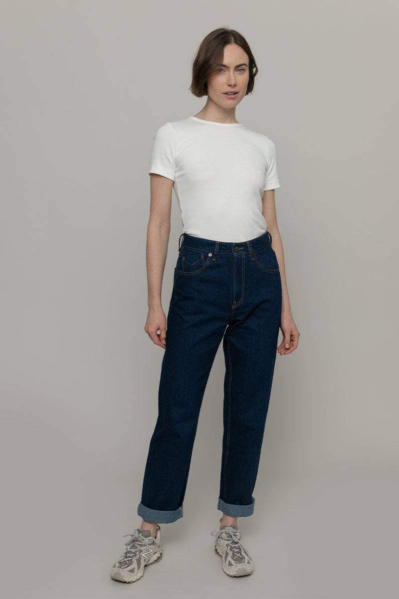 Rifò AGLAIA Pantaloni Jeans Donna Cotone Rigenerato Convenienza