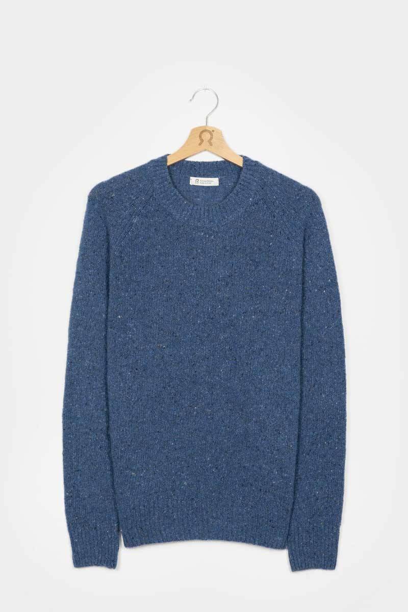 Rifò ALFREDO Maglia Girocollo Unisex Cashmere Rigenerato Offerta