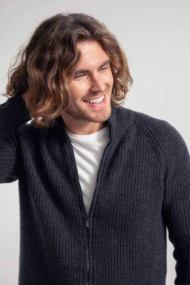 Rifò IPPOLITO Cardigan Uomo Cashmere Rigenerato Online