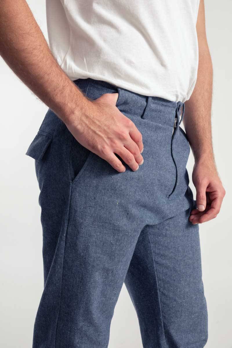 Rifò UBALDO Pantaloni Uomo Jeans Rigenerato Moda