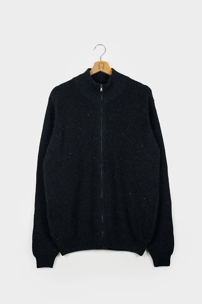 Rifò DUCCIO Cardigan Uomo Cotone Jeans Rigenerato 2025