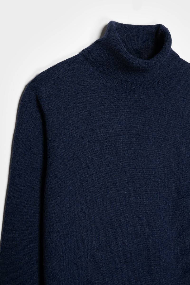 Rifò ALBERTO Maglia Collo Alto Uomo Cashmere Rigenerato Vendita