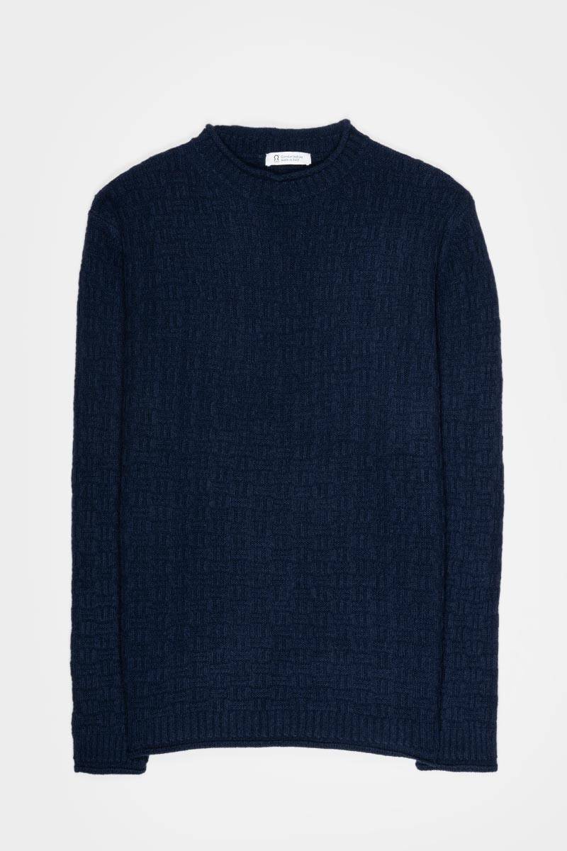 Rifò FERNANDO Maglia Uomo Cashmere Rigenerato Spedizione Gratuita