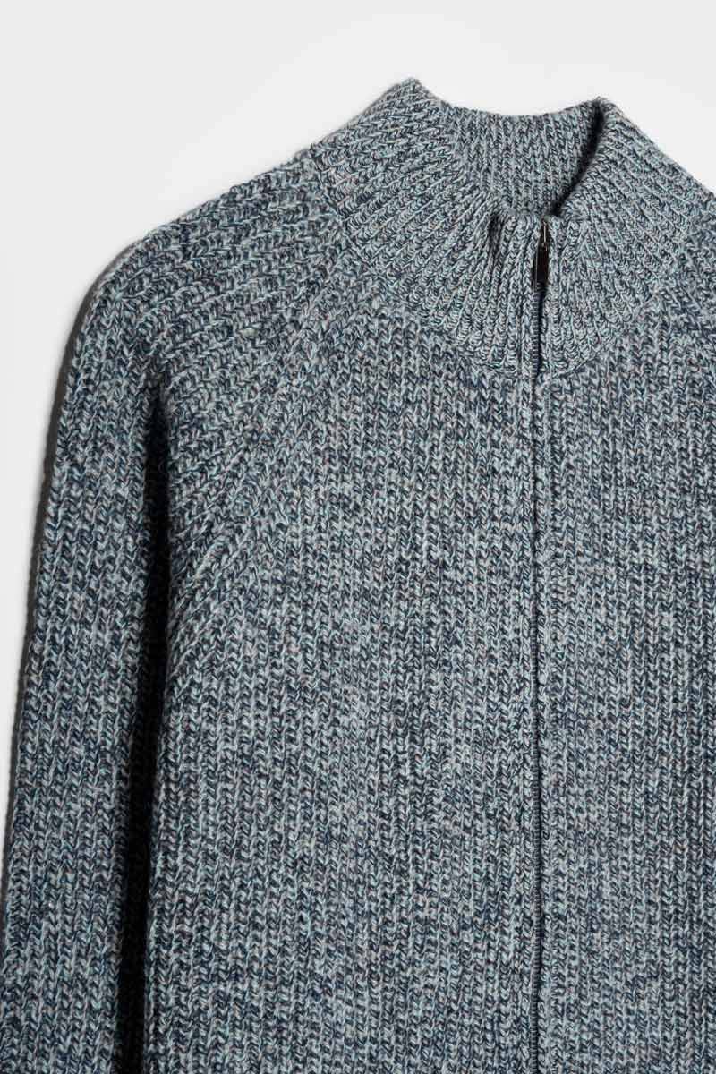 Rifò IPPOLITO Cardigan Uomo Cashmere Rigenerato Soddisfazione Garantita