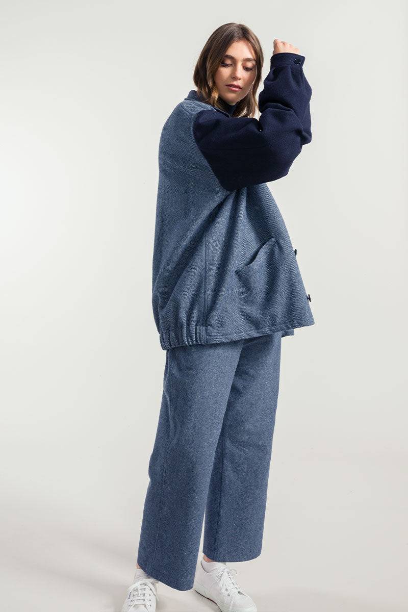 Rifò LEONE Giacca Bomber Unisex Lana Rigenerata Consegna Veloce