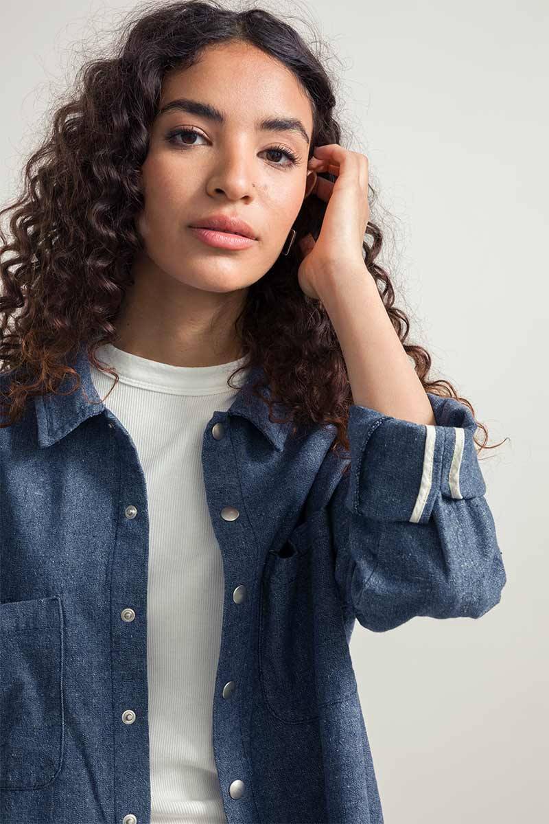 Rifò JO Camicia Giacca Unisex Jeans Rigenerato Fino Al -60%