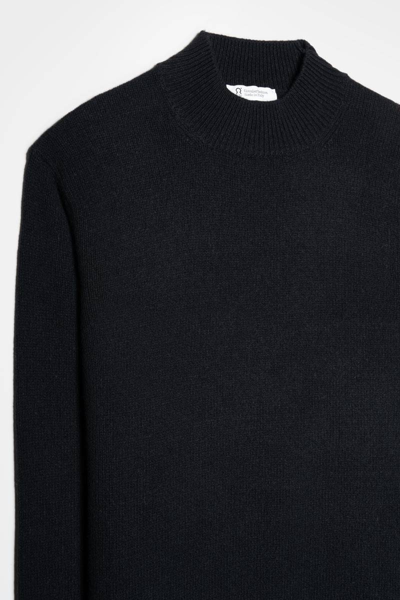 Rifò CLEMENTE Maglia Collo Alto Uomo Cashmere Rigenerato Sottocosto