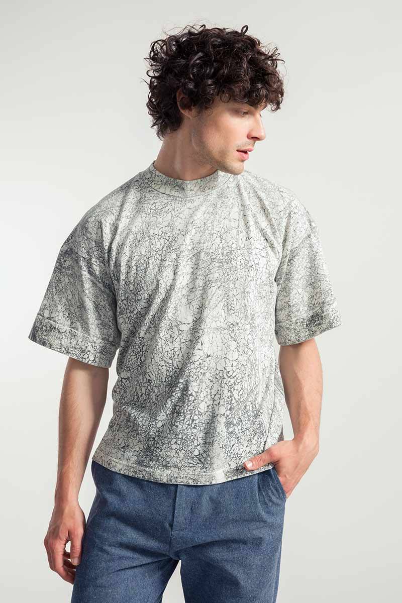 Rifò RAKU T-Shirt Oversize Unisex Cotone Rigenerato Sconto