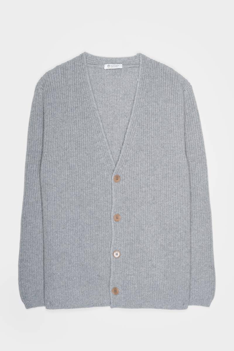 Rifò CLETO Cardigan Unisex Lana Rigenerata Vendita Calda