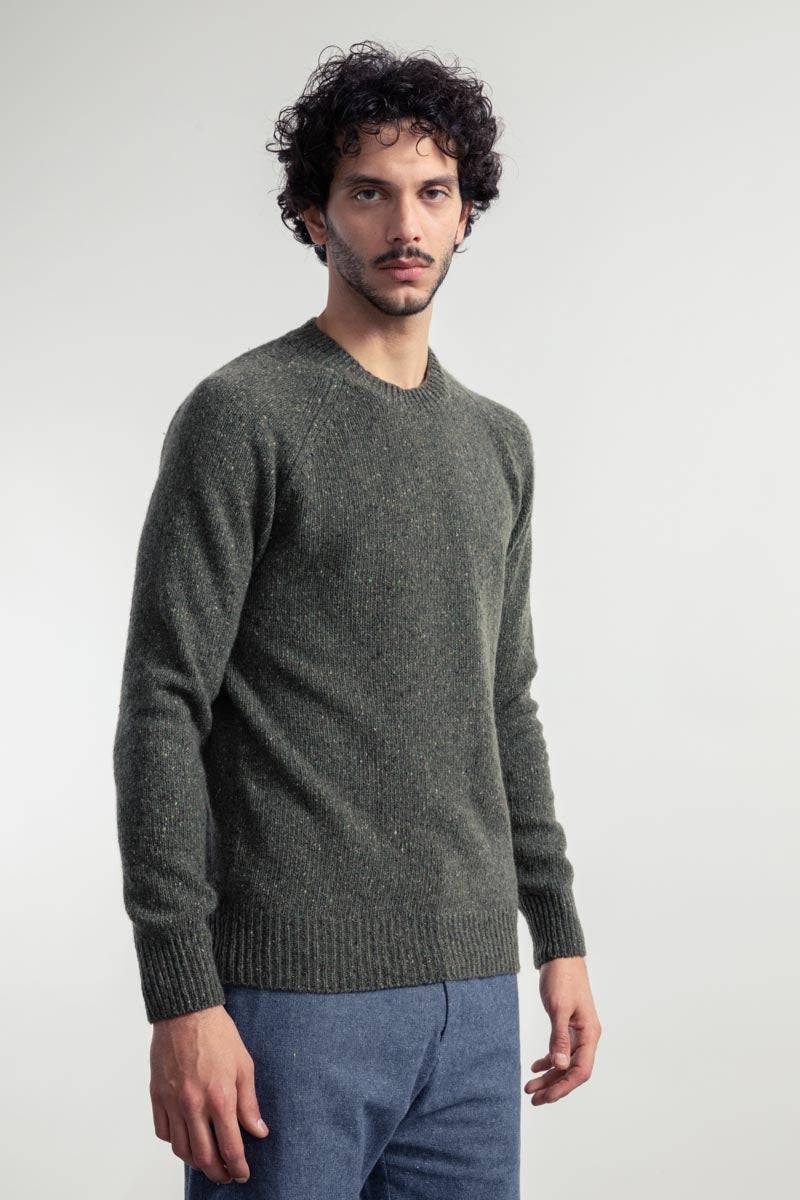 Rifò ALFREDO Maglia Girocollo Unisex Cashmere Rigenerato Saldi Di Fabbrica