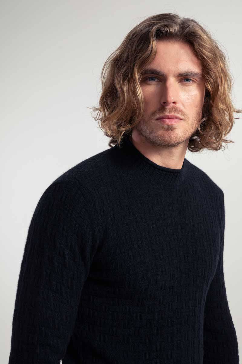 Rifò FERNANDO Maglia Uomo Cashmere Rigenerato Negozio