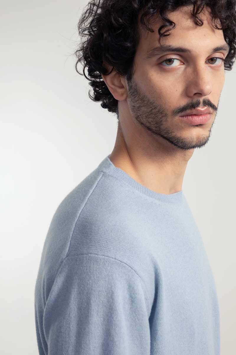 Rifò ALESSIO Maglia Uomo Light Cashmere Rigenerato In Saldo