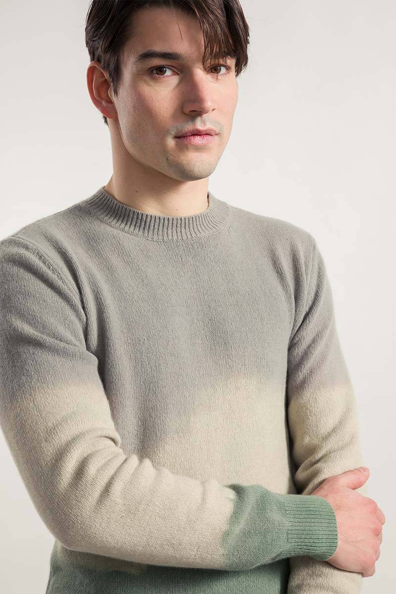 Rifò FOLCO Maglia Uomo Cashmere Rigenerato Promozione temporanea