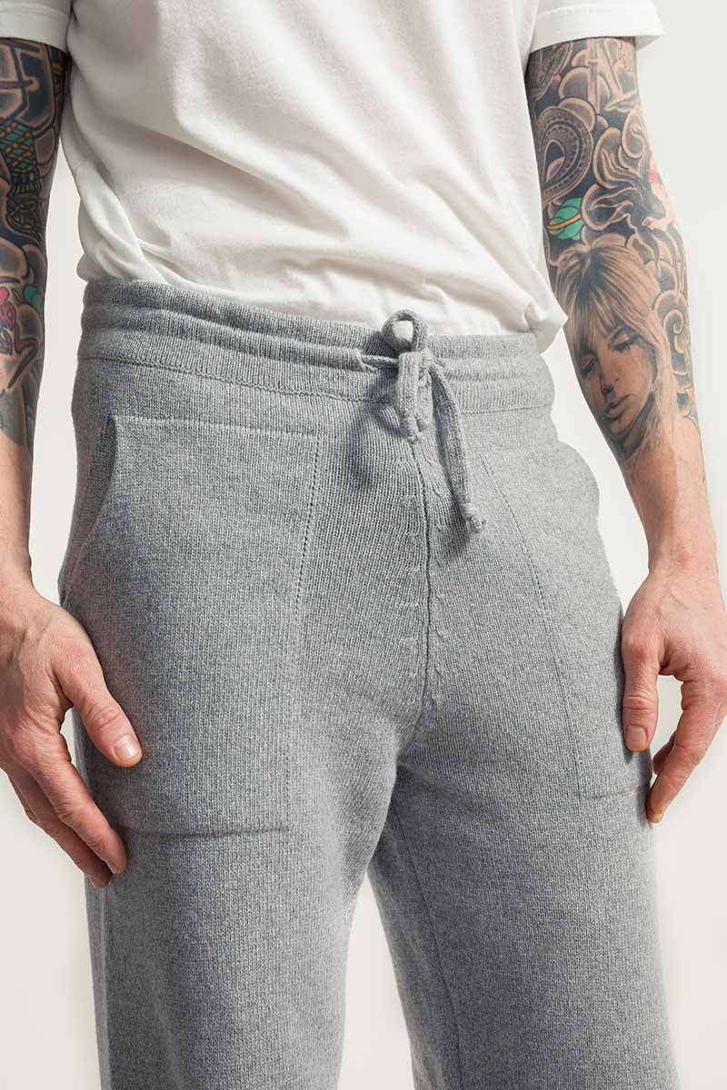Rifò PATROCLO Pantaloni Tuta Uomo Cashmere Rigenerato In Linea