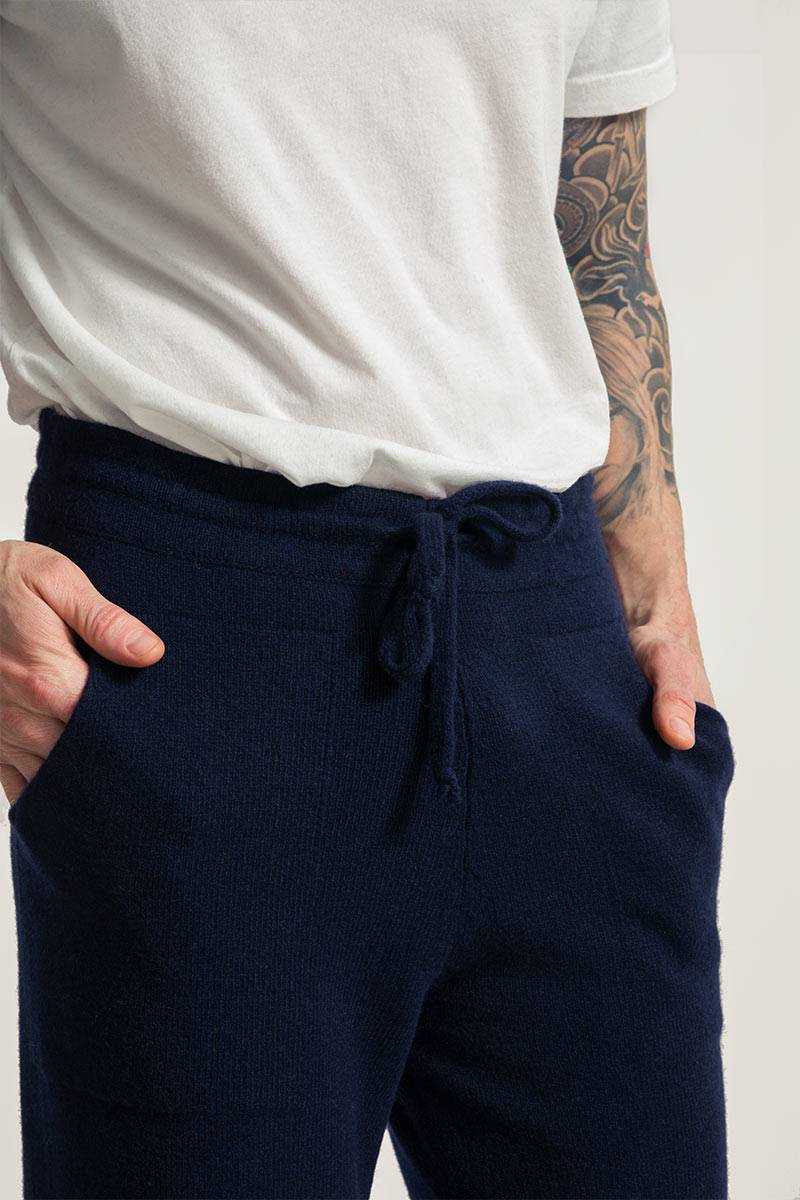 Rifò PATROCLO Pantaloni Tuta Uomo Cashmere Rigenerato