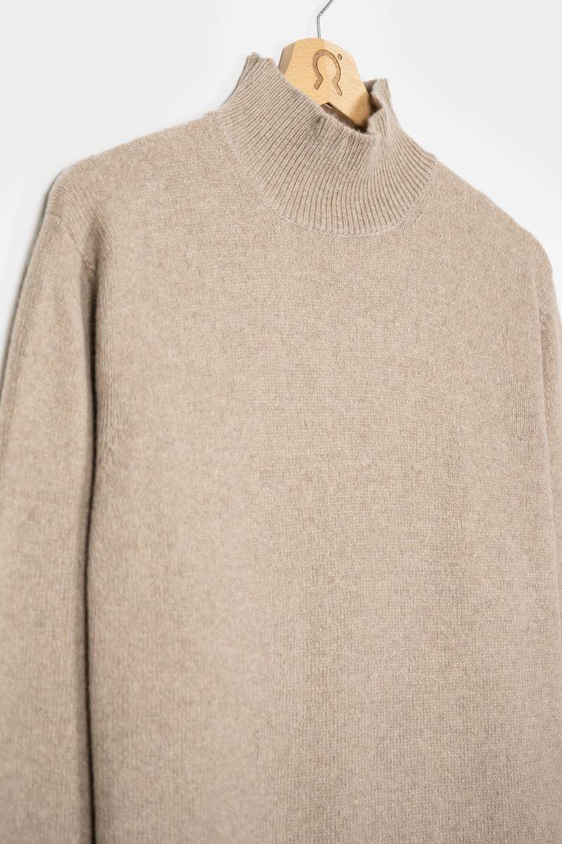 Rifò CLEMENTE Maglia Collo Alto Uomo Cashmere Rigenerato Vendita