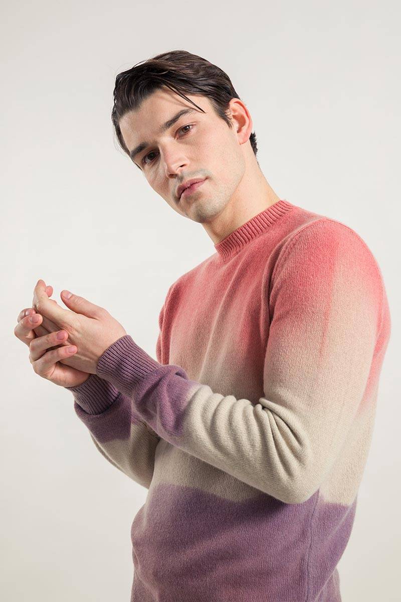 Rifò FOLCO Maglia Uomo Cashmere Rigenerato Promozione
