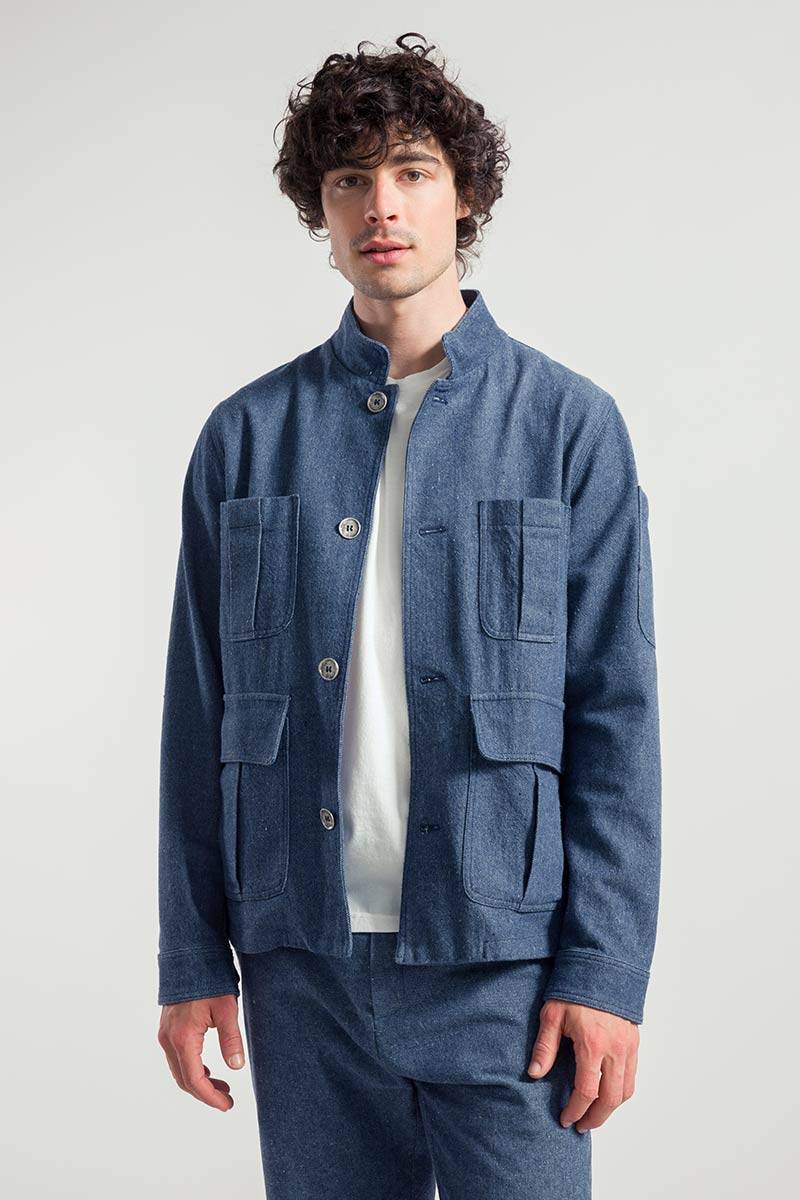 Rifò ENEA Giacca Uomo Jeans Rigenerato Negozi Online