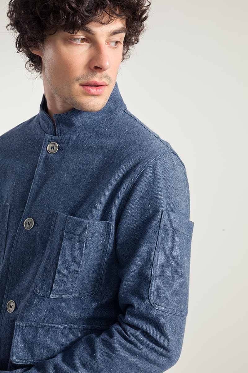 Rifò ENEA Giacca Uomo Jeans Rigenerato Negozi Online