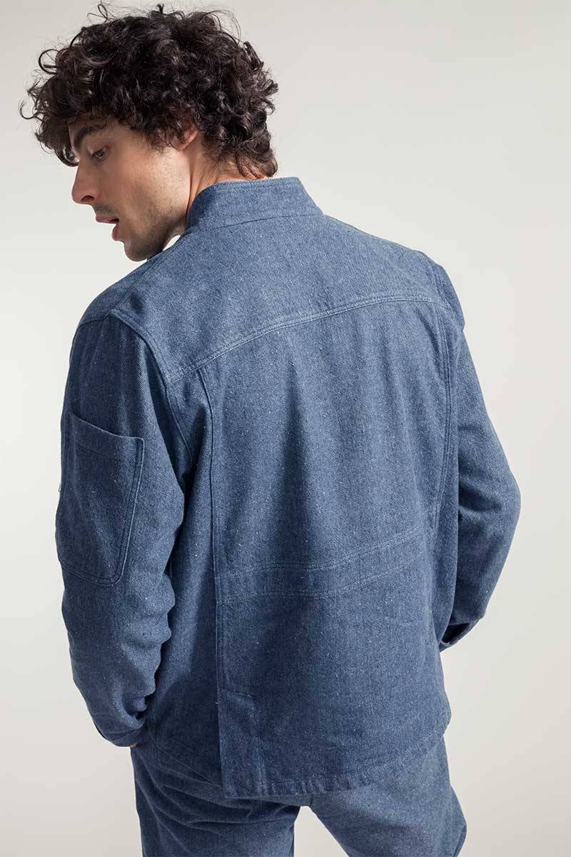 Rifò ENEA Giacca Uomo Jeans Rigenerato Negozi Online