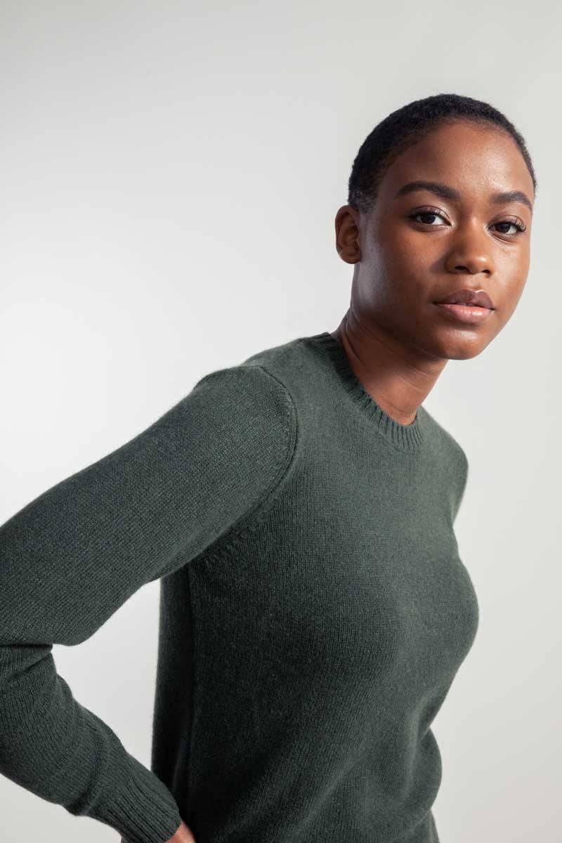 Rifò EDDA Maglia Donna Cashmere Rigenerato Promozione Limitata
