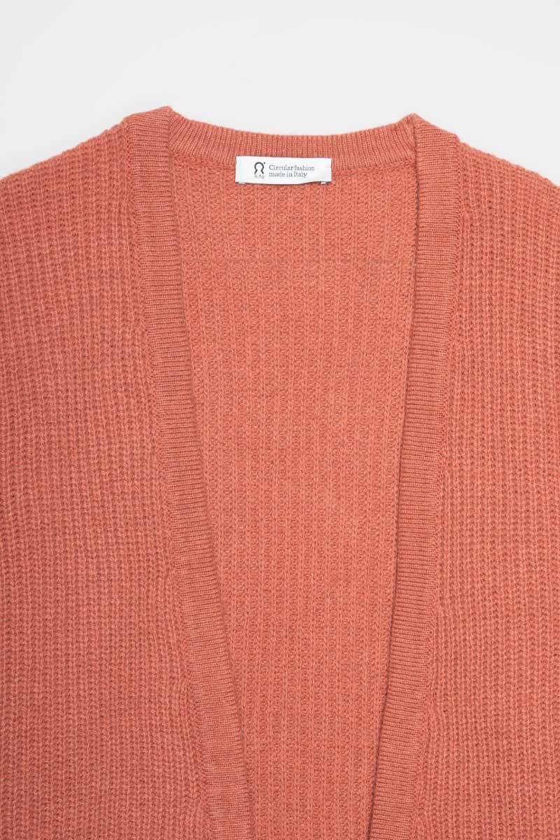 Rifò MARGHERITA Cardigan Donna Cashmere Rigenerato Sottocosto