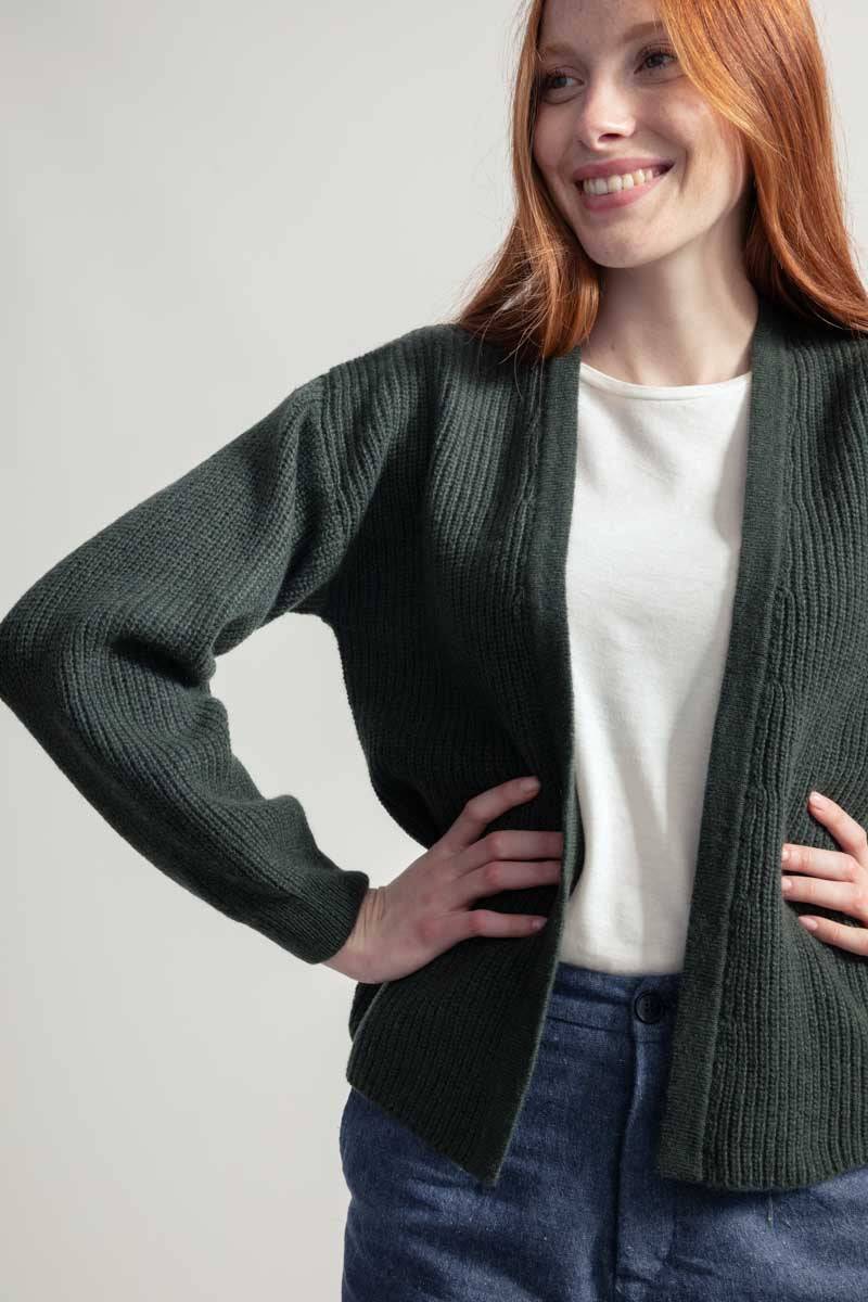 Rifò MARGHERITA Cardigan Donna Cashmere Rigenerato Sconto