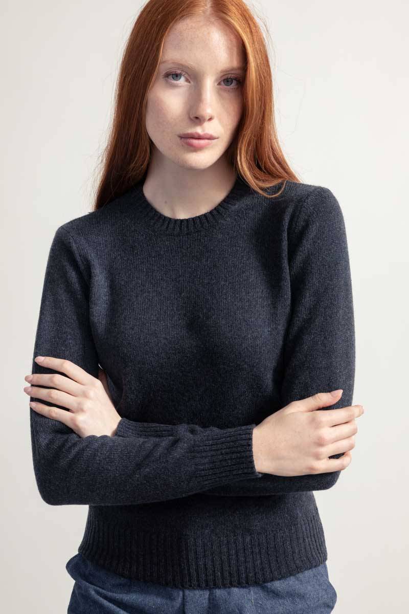 Rifò LAURA Maglia Girocollo Donna Lana Rigenerata In Vendita