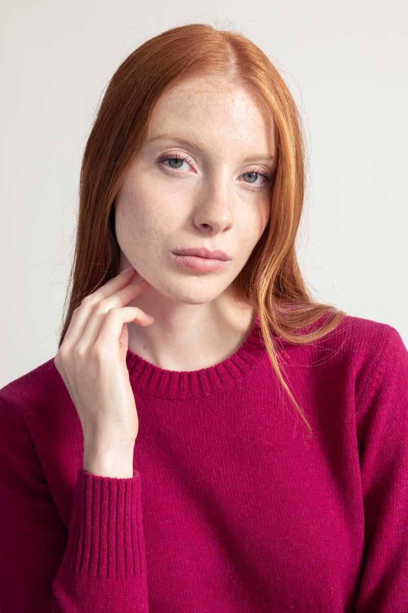 Rifò LAURA Maglia Girocollo Donna Lana Rigenerata Offerte