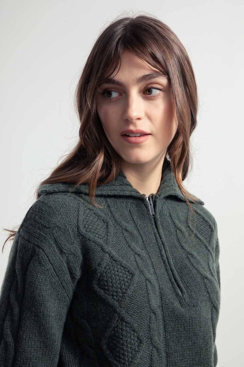 Rifò GIUDITTA Maglia Donna Lana Rigenerata Saldi Di Fabbrica