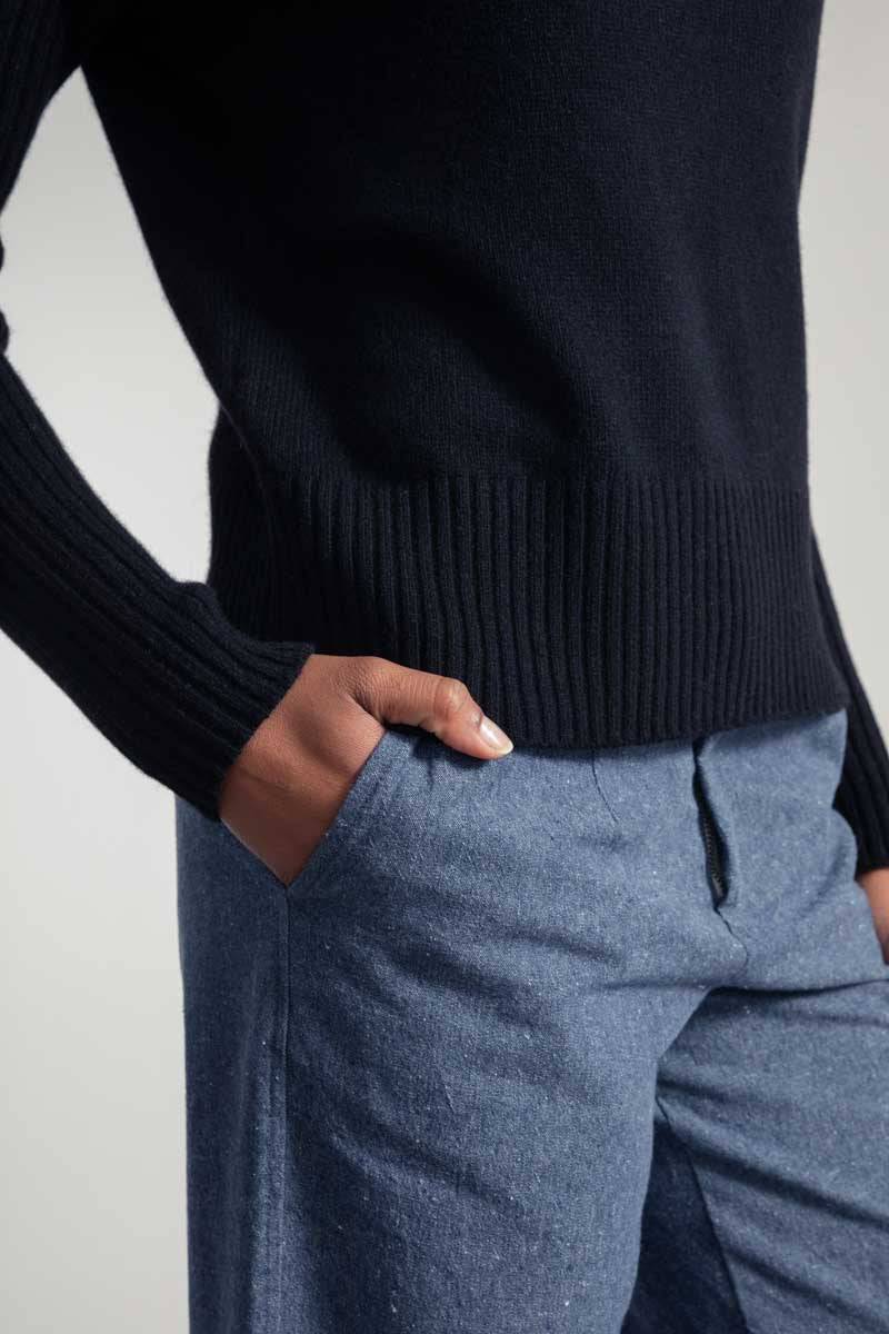 Rifò ERMINIA Maglia Donna Cashmere Rigenerato Moda