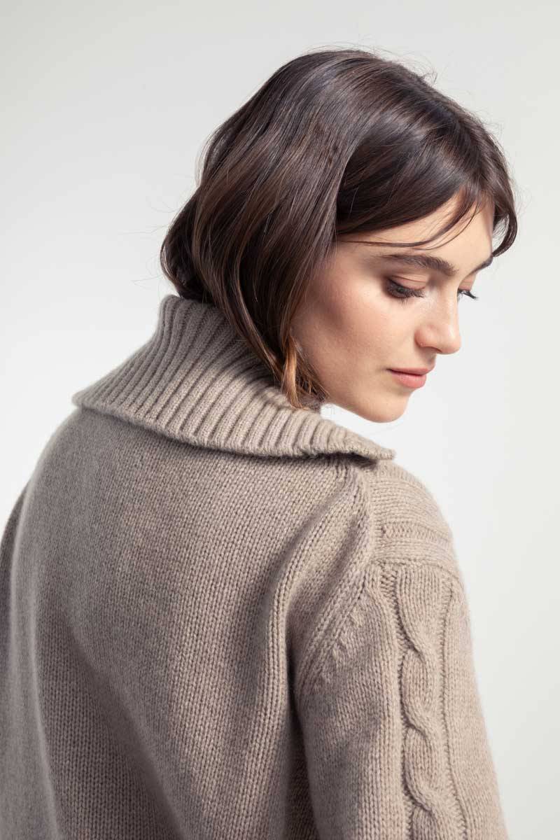 Rifò GIUDITTA Maglia Donna Lana Rigenerata Nuovo