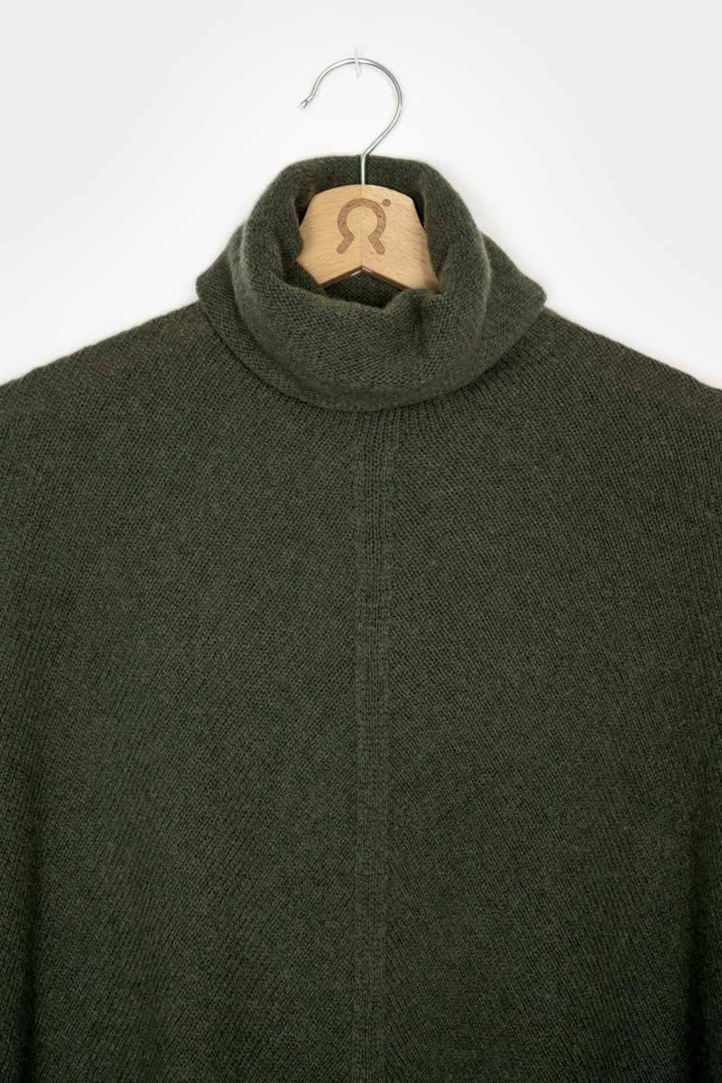 Rifò ELISABETTA Poncho Donna Cashmere Rigenerato Qualità