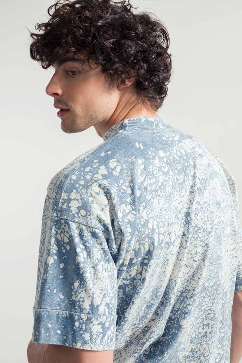 Rifò RAKU T-Shirt Oversize Unisex Cotone Rigenerato Pezzi Unici