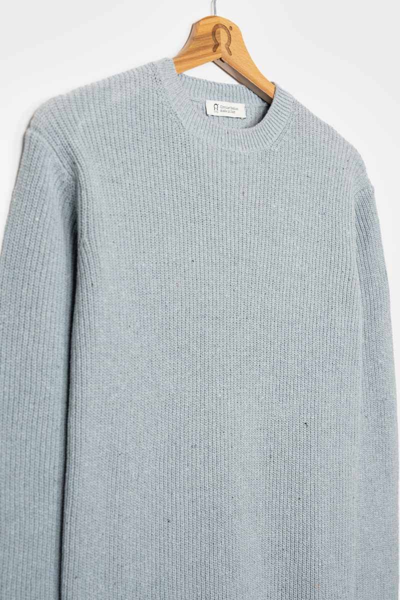 Rifò VITTORIO Maglia Girocollo Uomo Cotone Jeans Rigenerato Fino Al -60%