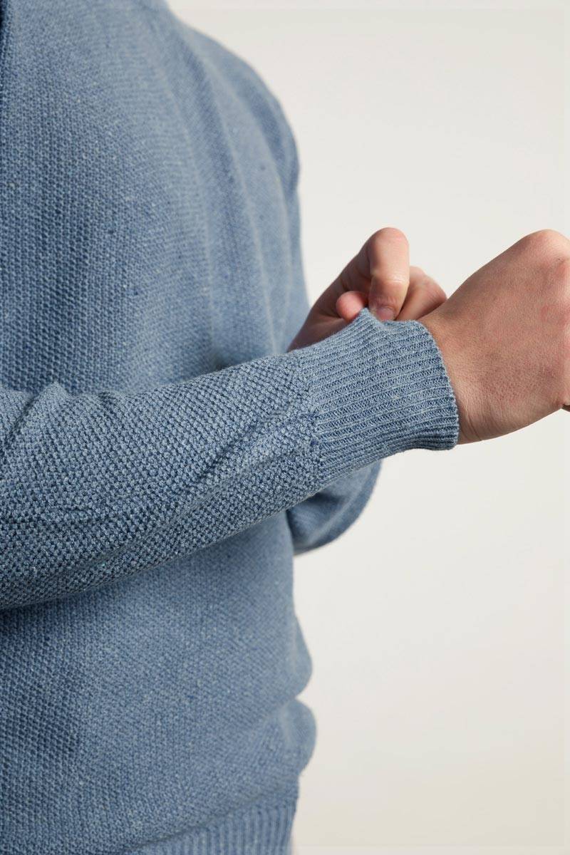 Rifò GINO Maglia Uomo Cotone Jeans rigenerato Novità
