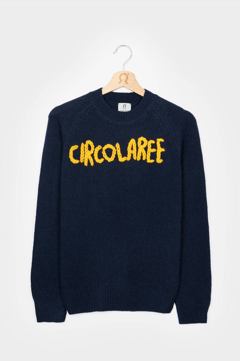 Rifò Maglia Unisex Cashmere Rigenerato Rifò x Almeno Nevicasse Sconto
