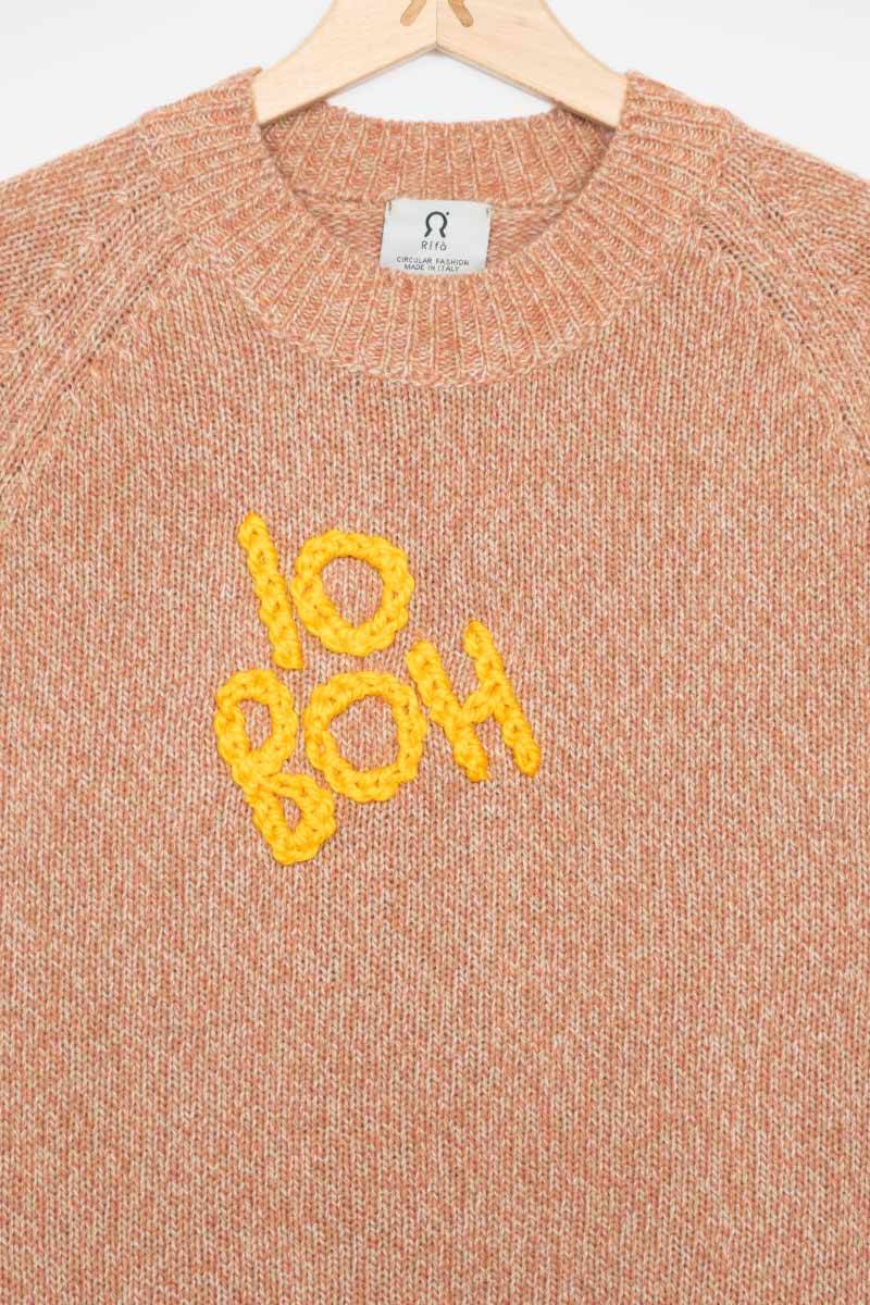 Rifò Maglia Unisex Cashmere Rigenerato Rifò x Almeno Nevicasse Offerta