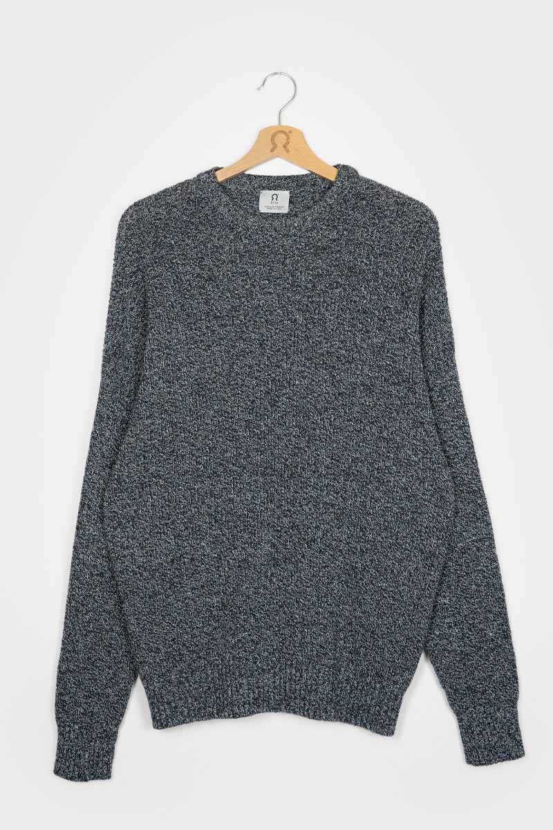 Rifò COSIMO Maglia Uomo Cotone Jeans Rigenerato Vendita Economica