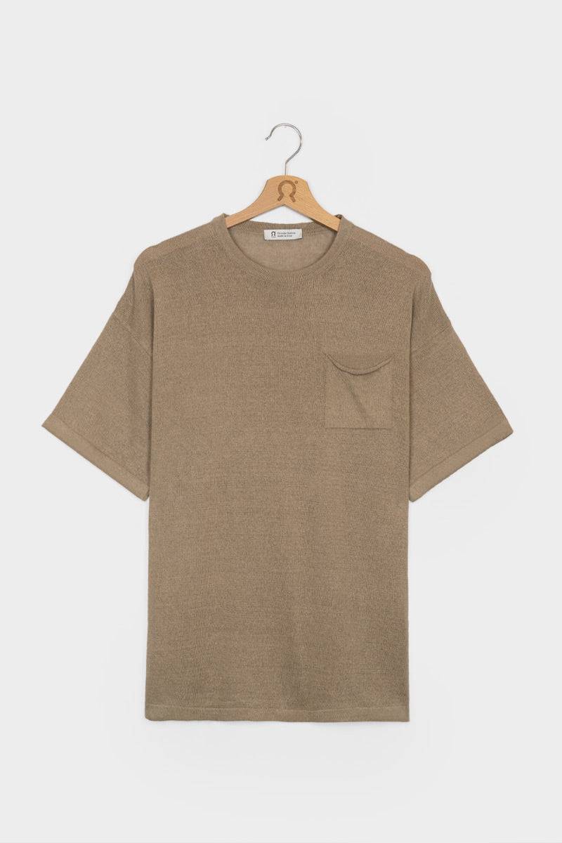 Rifò MATTEO T-Shirt Lino Riciclato Uomo Saldi Di Fabbrica