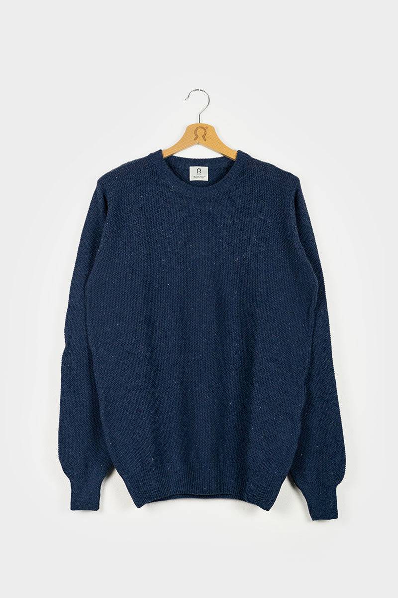 Rifò GINO Maglia Uomo Cotone Jeans rigenerato Offerta per la Festa della Mamma