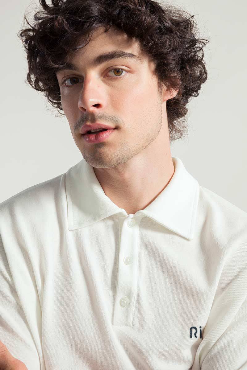 Rifò RICCARDO Maglia Polo Uomo Cotone Rigenerato 2025